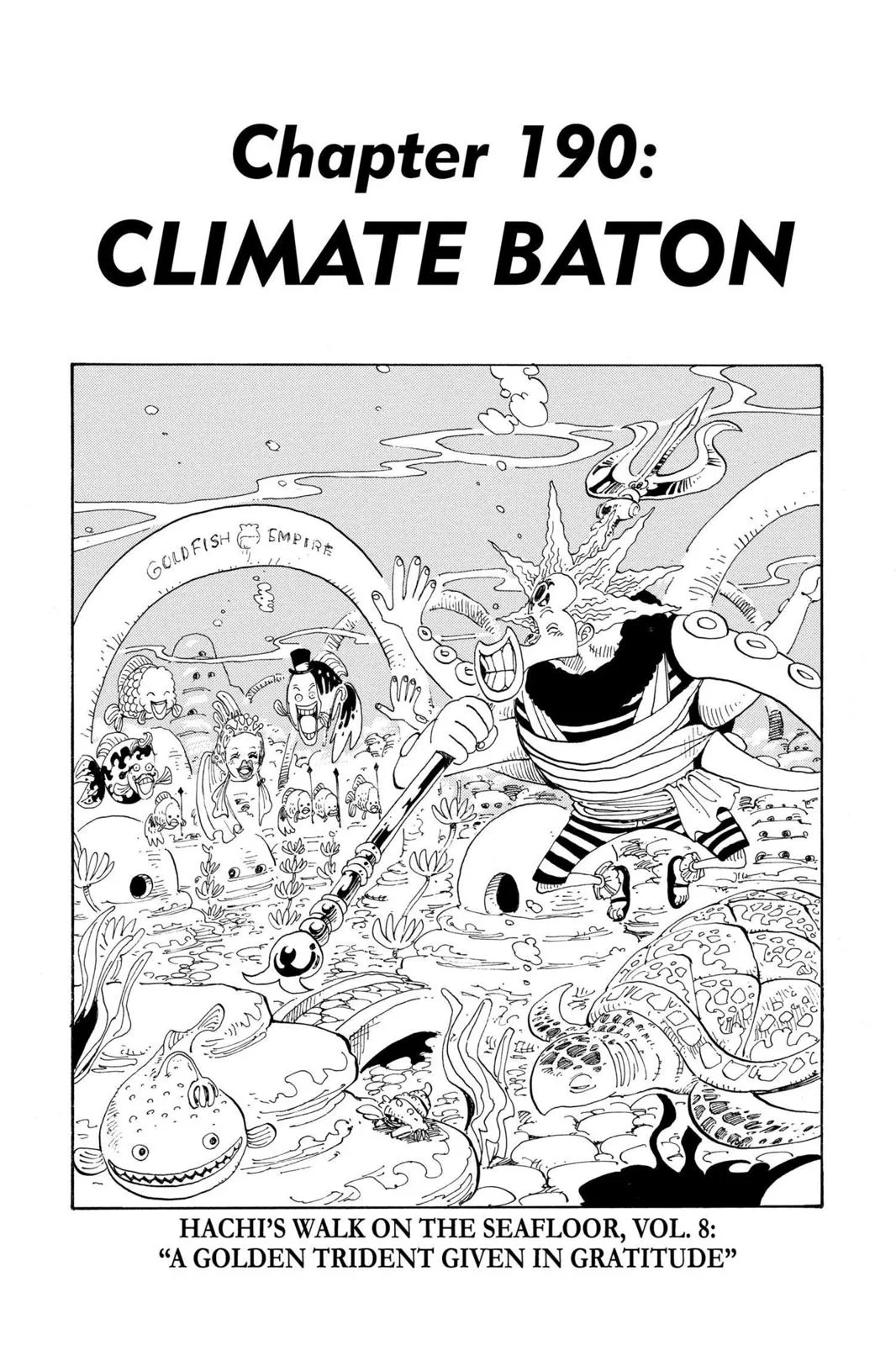 One Piece Chapter 190 page 1