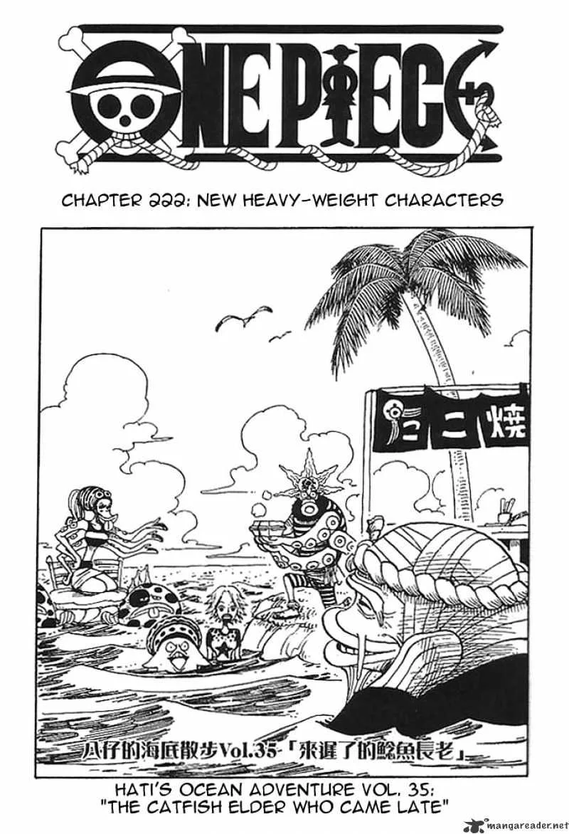One Piece Chapter 222 page 1
