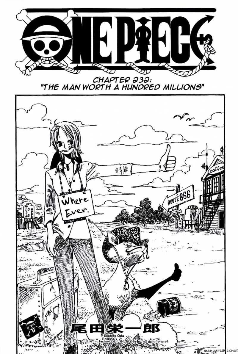 One Piece Chapter 232 page 1
