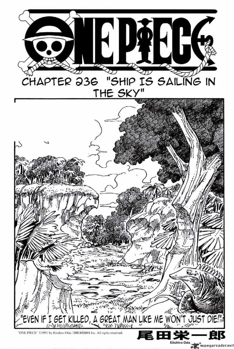 One Piece Chapter 236 page 1