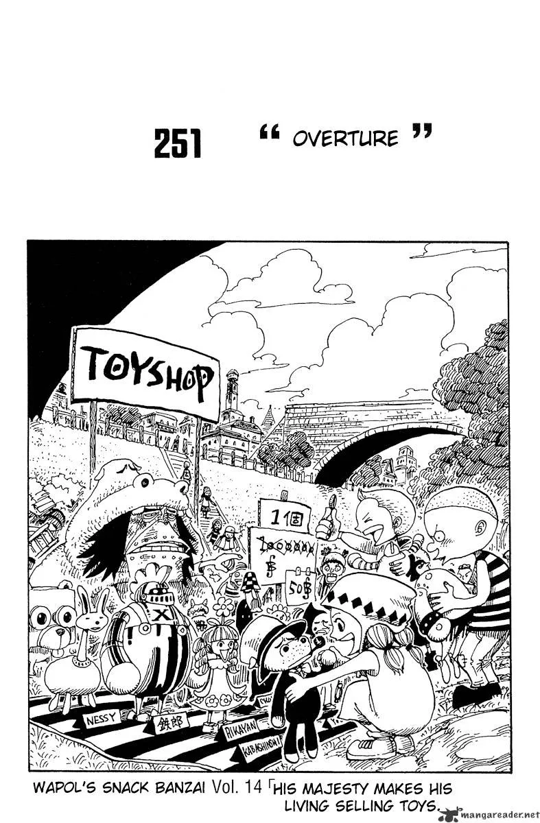 One Piece Chapter 251 page 1