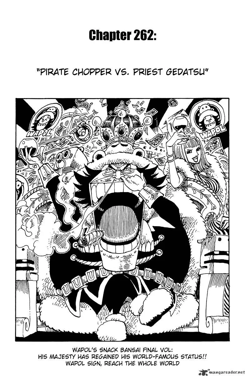 One Piece Chapter 262 page 1