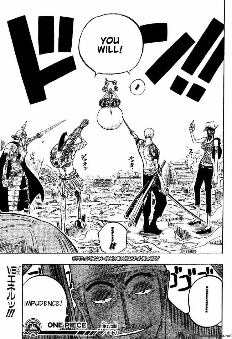 One Piece Chapter 273 page 18