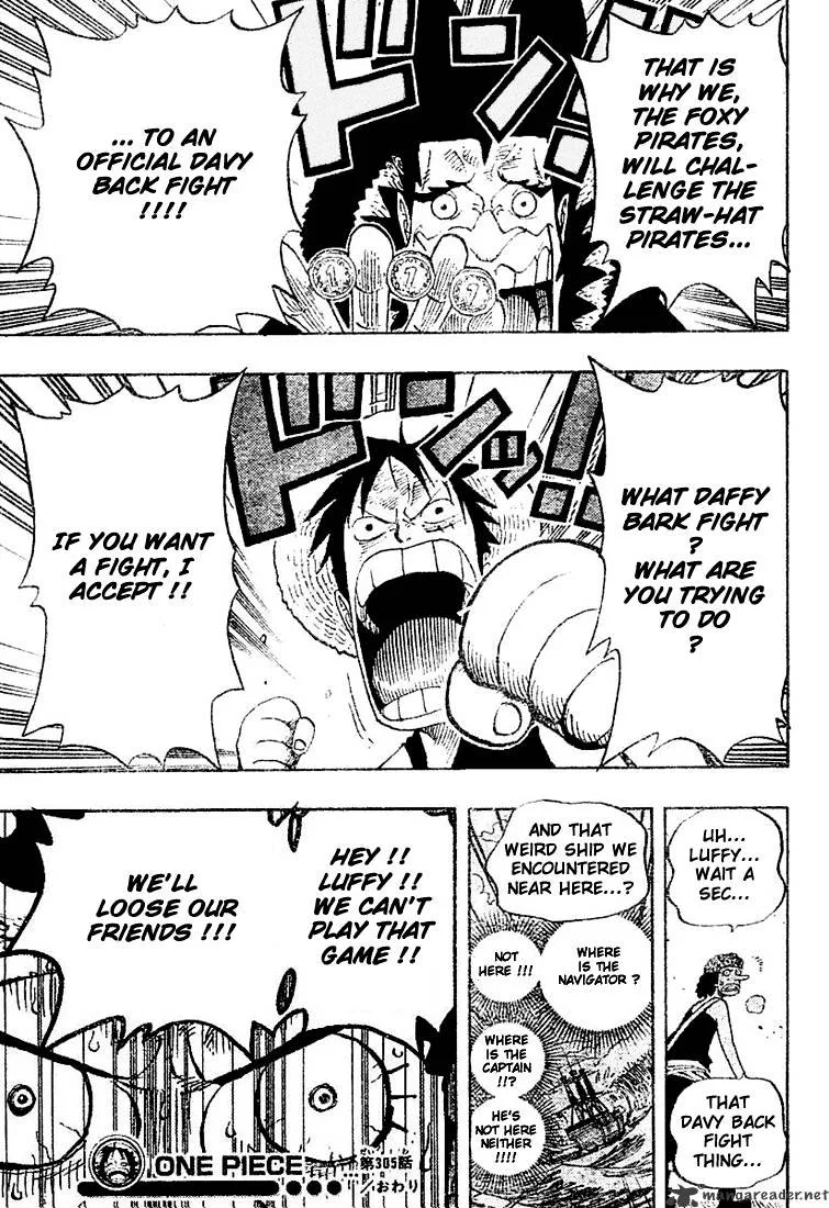 One Piece Chapter 305 page 18
