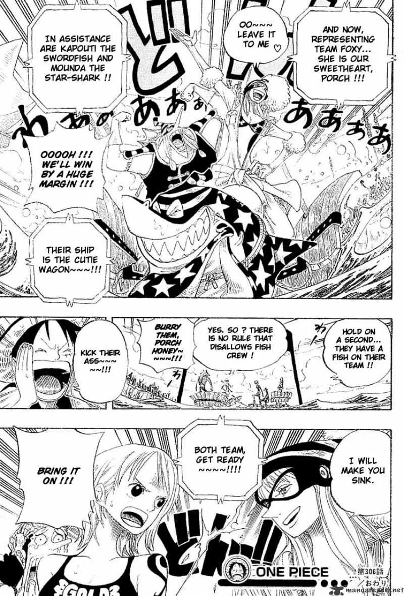 One Piece Chapter 306 page 19