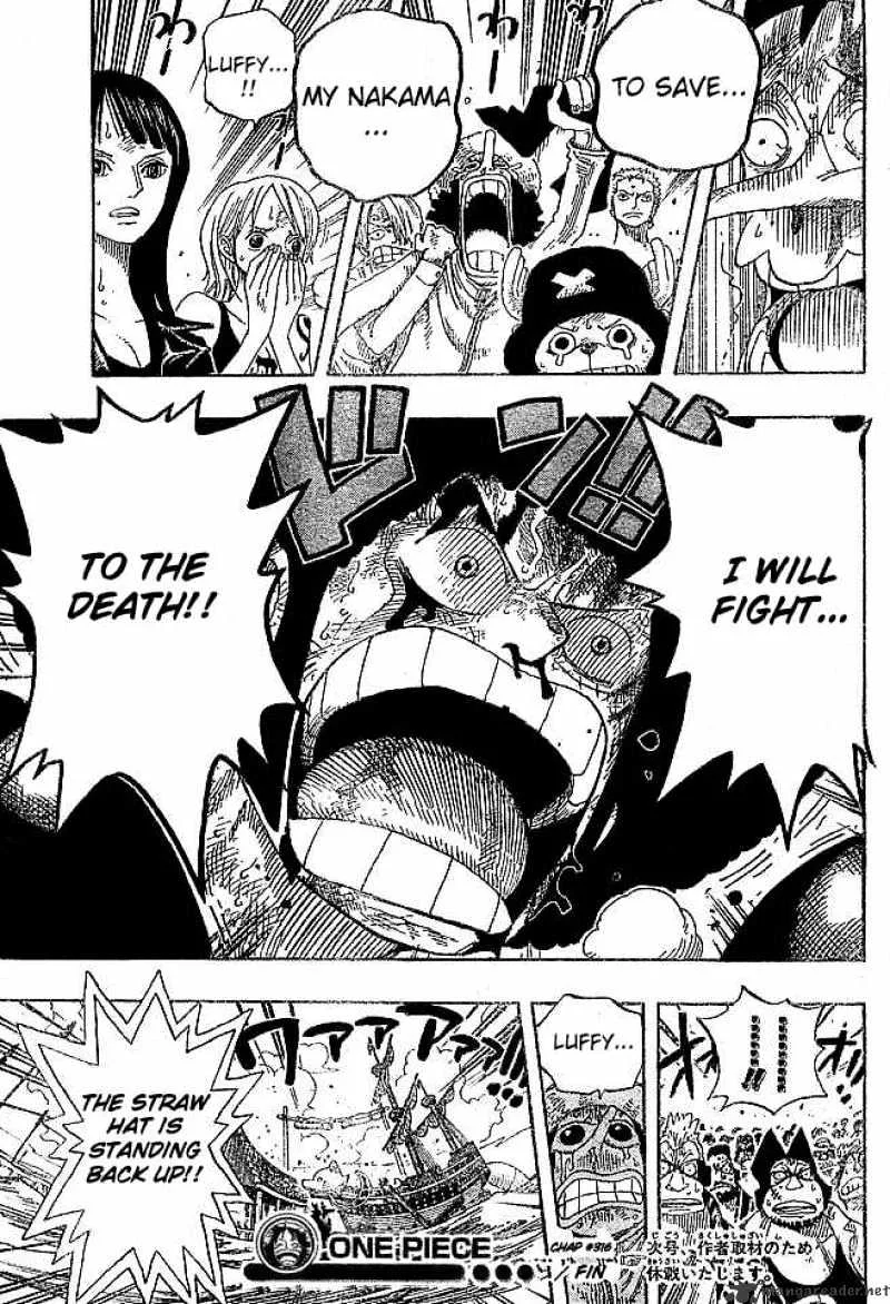 One Piece Chapter 316 page 19