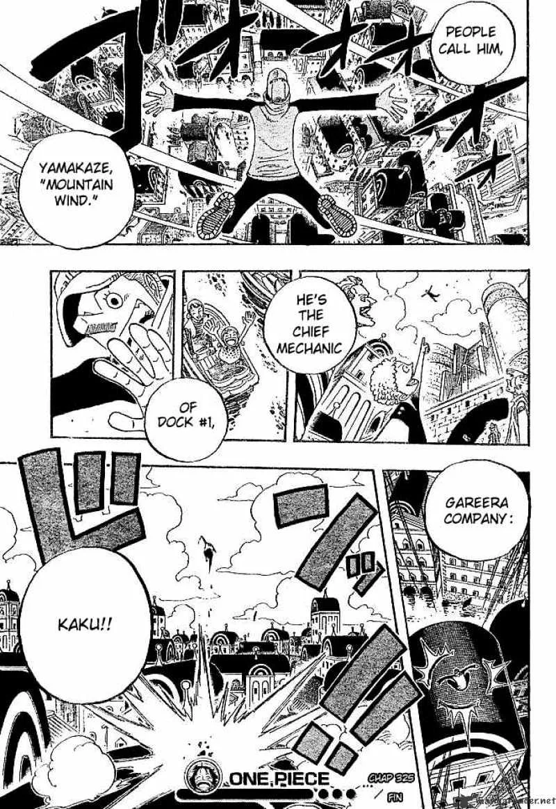 One Piece Chapter 325 page 19