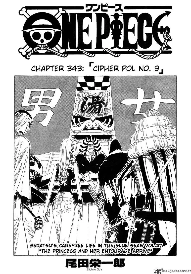 One Piece Chapter 343 page 1
