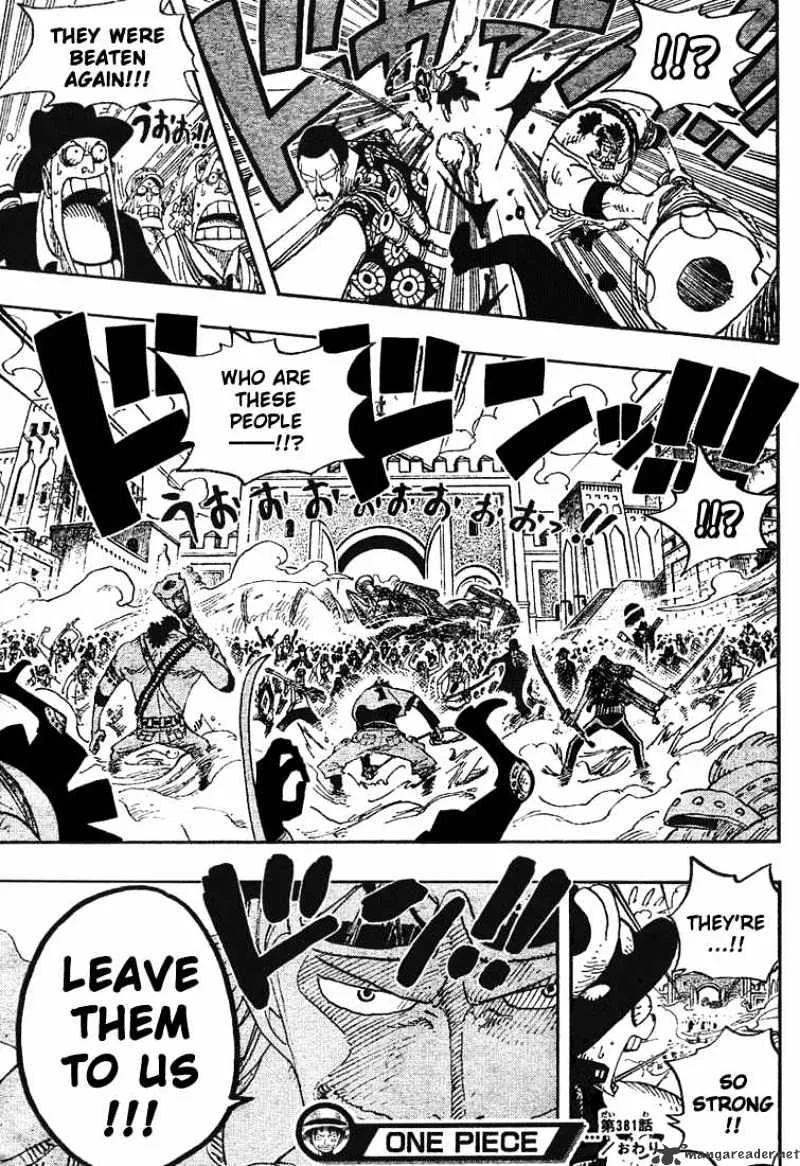 One Piece Chapter 381 page 18