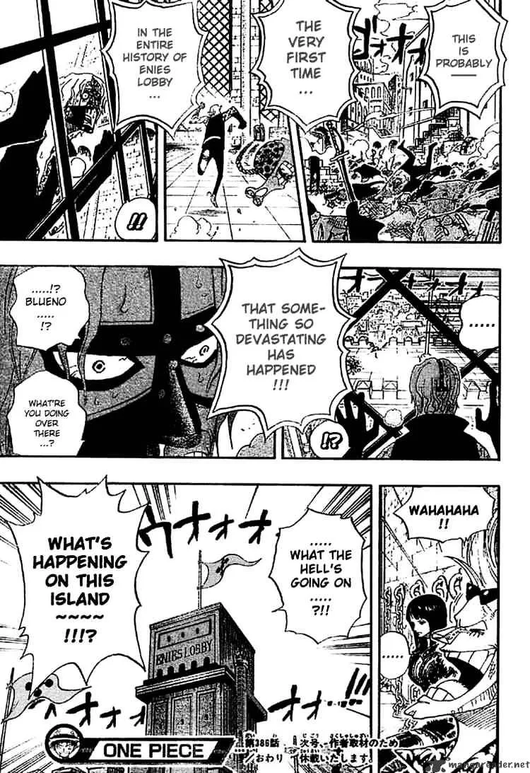 One Piece Chapter 386 page 14
