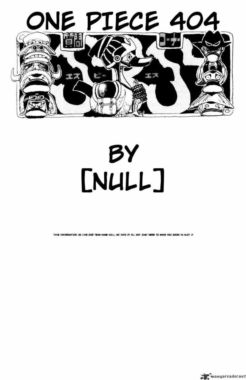 One Piece Chapter 404 page 19
