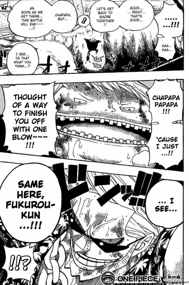 One Piece Chapter 405 page 18