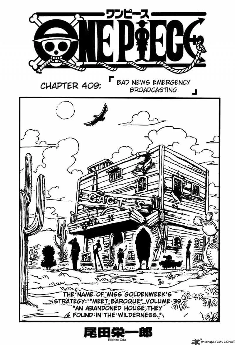 One Piece Chapter 409 page 1