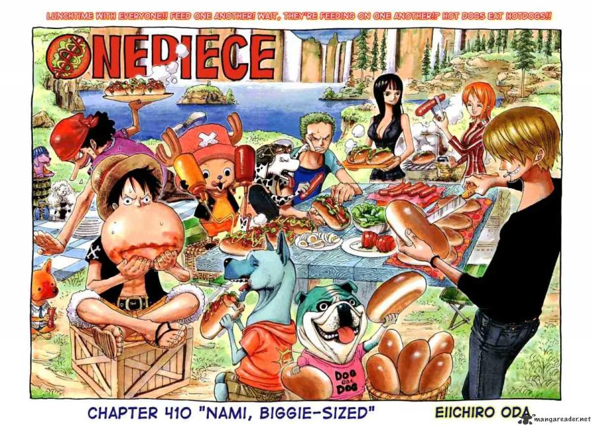 One Piece Chapter 410 page 2
