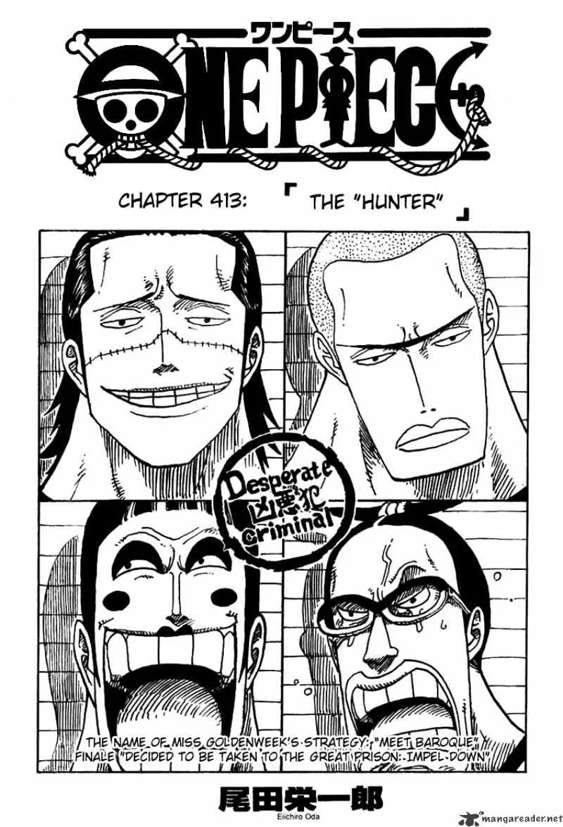 One Piece Chapter 413 page 1