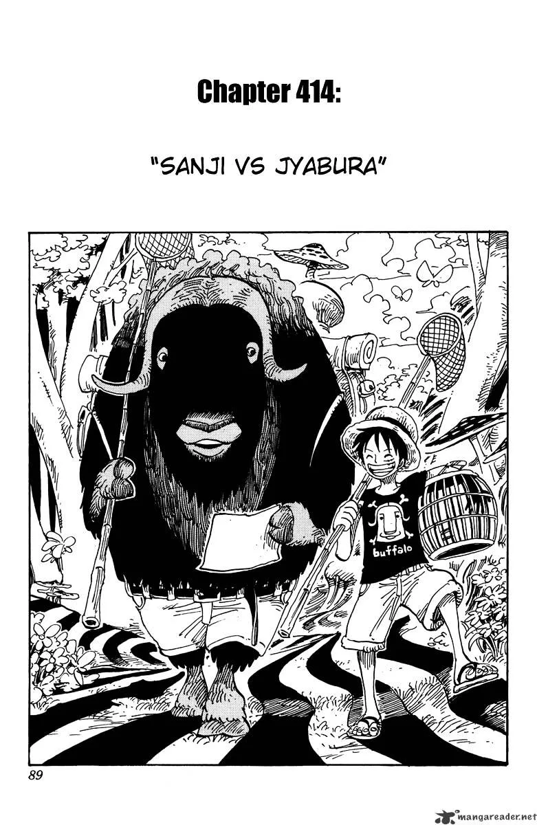 One Piece Chapter 414 page 1