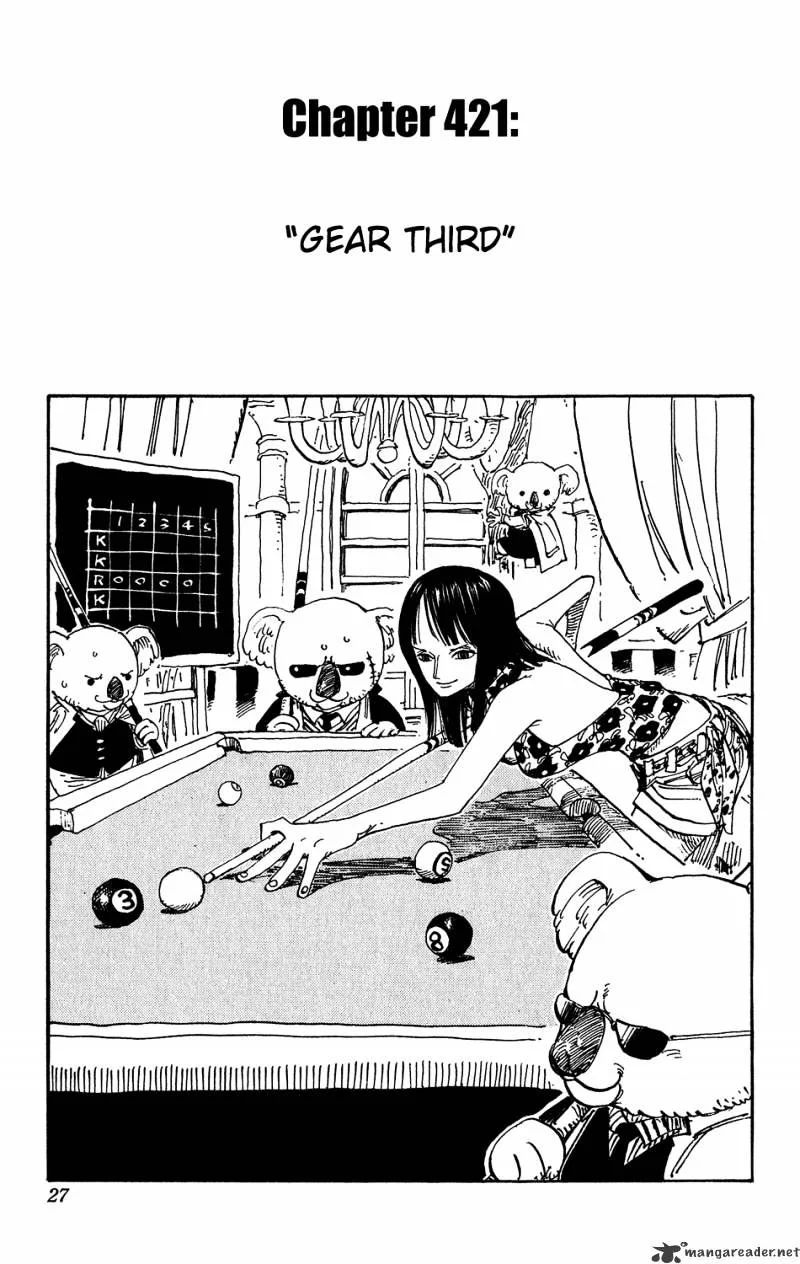 One Piece Chapter 421 page 1