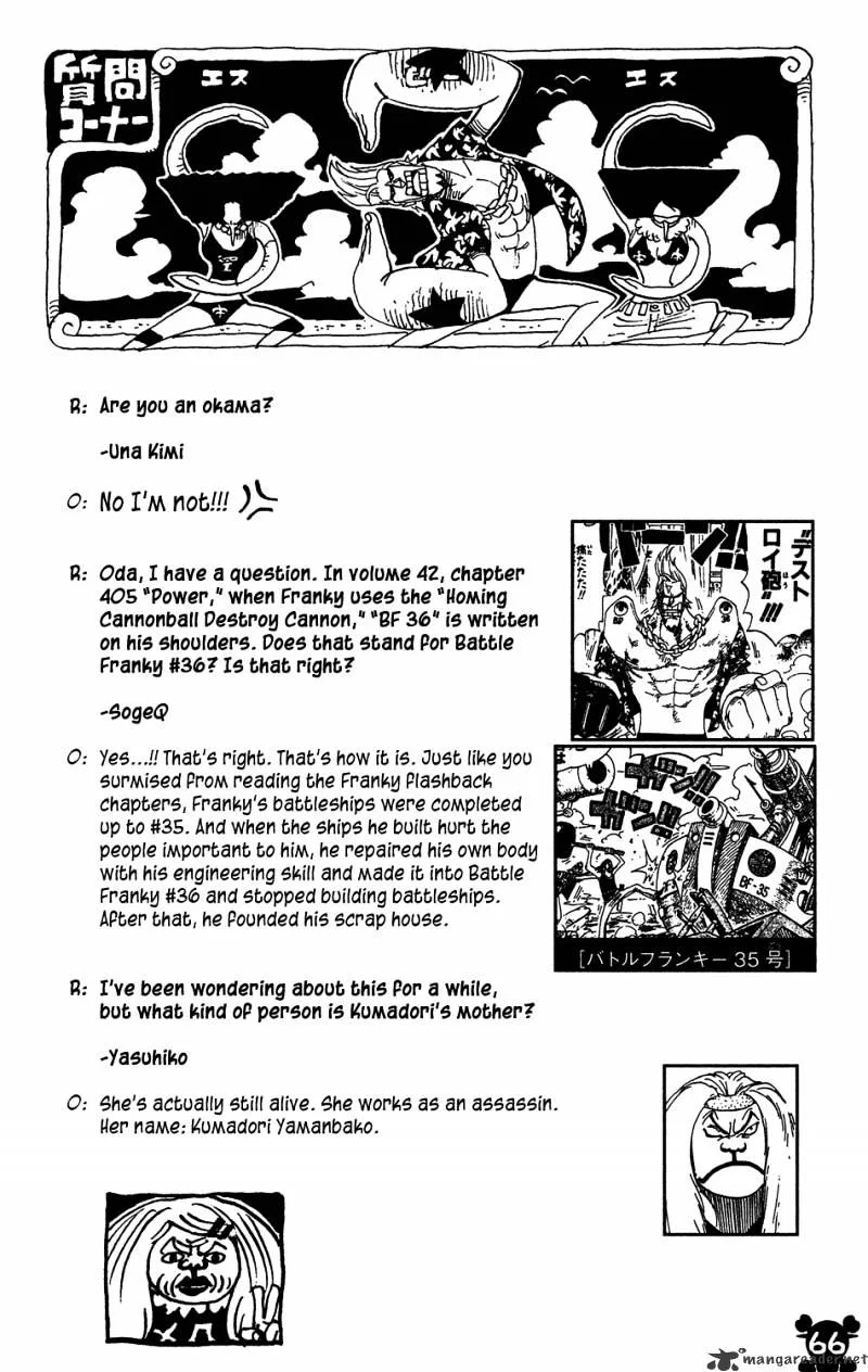 One Piece Chapter 422 page 19