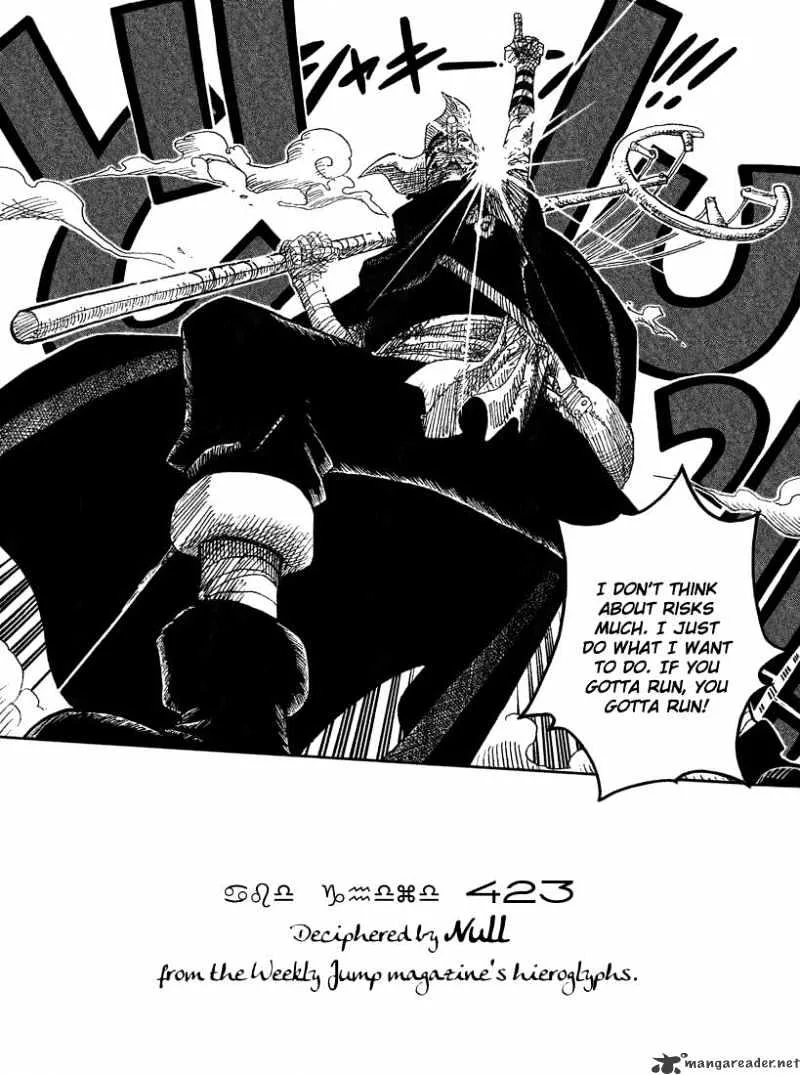 One Piece Chapter 423 page 19