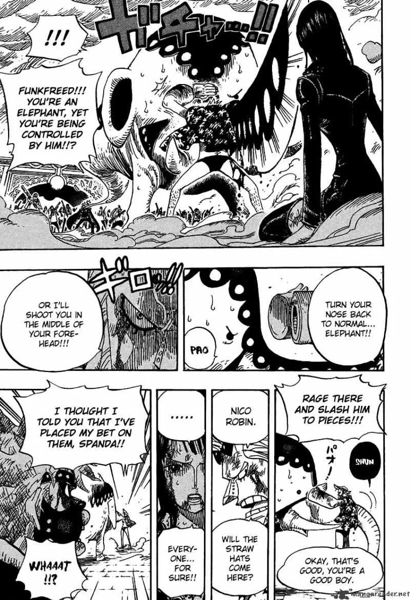 One Piece Chapter 423 page 9