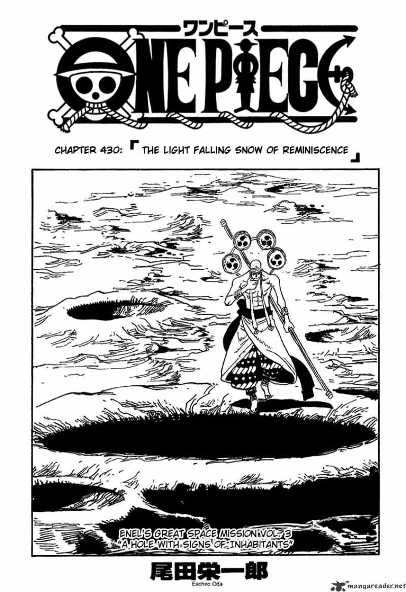 One Piece Chapter 430 page 1