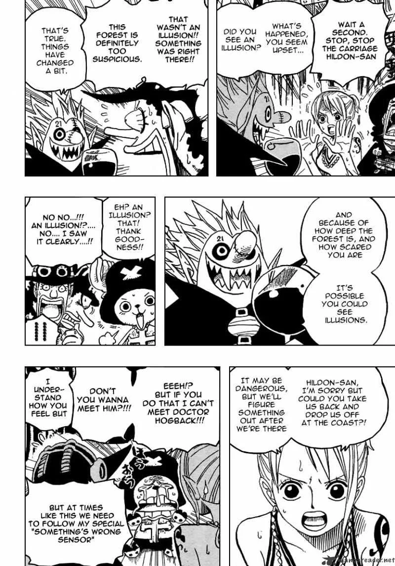 One Piece Chapter 445 page 8