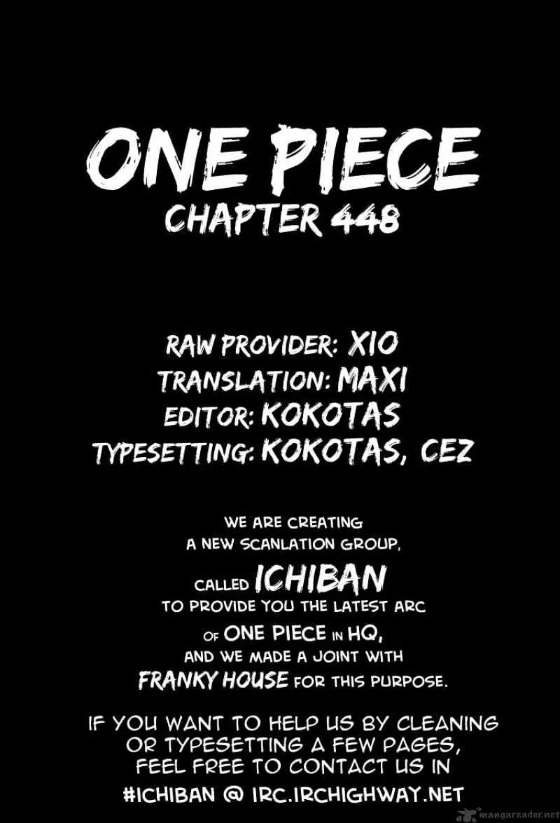 One Piece Chapter 448 page 19