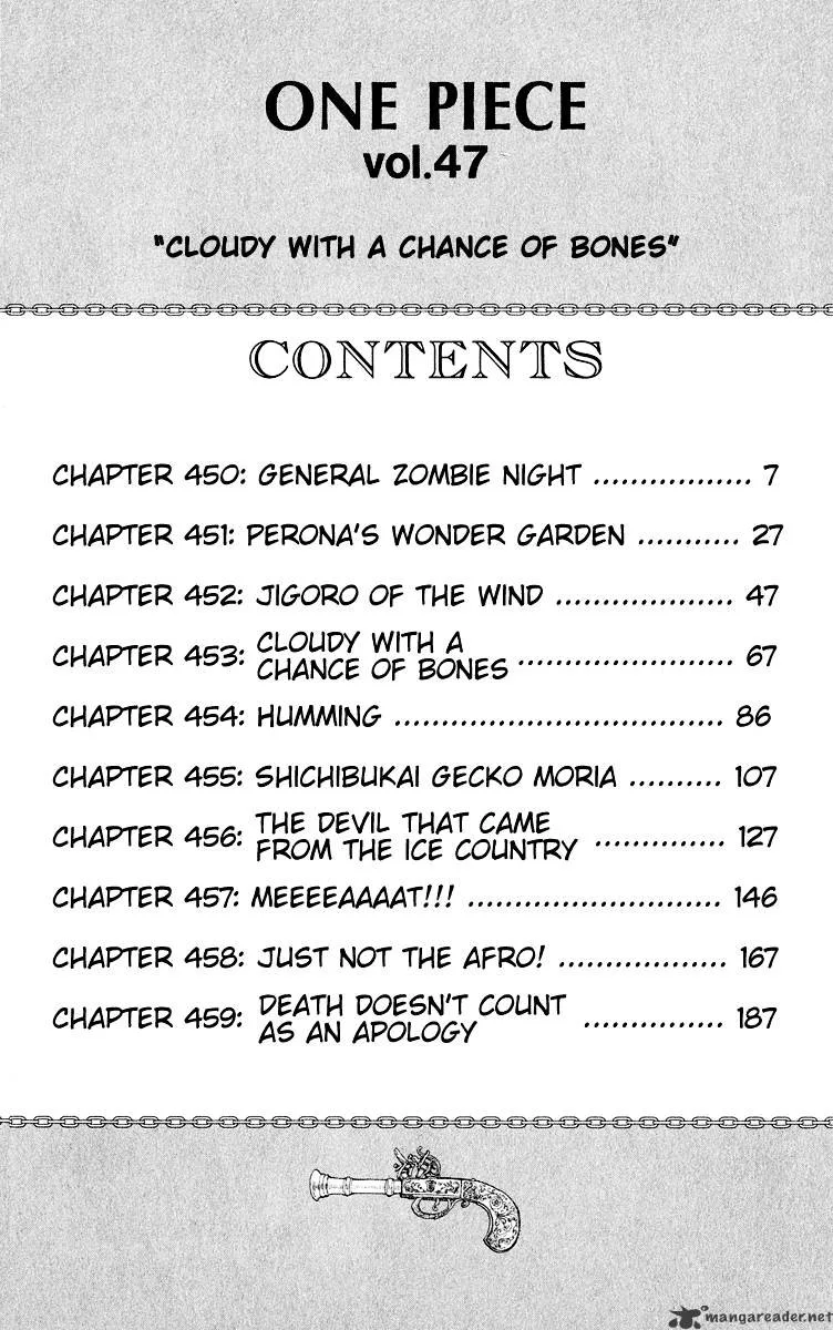 One Piece Chapter 450 page 9