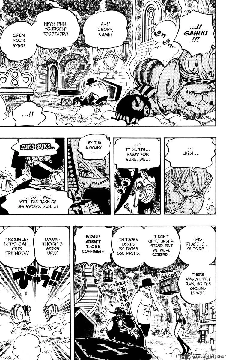 One Piece Chapter 451 page 9