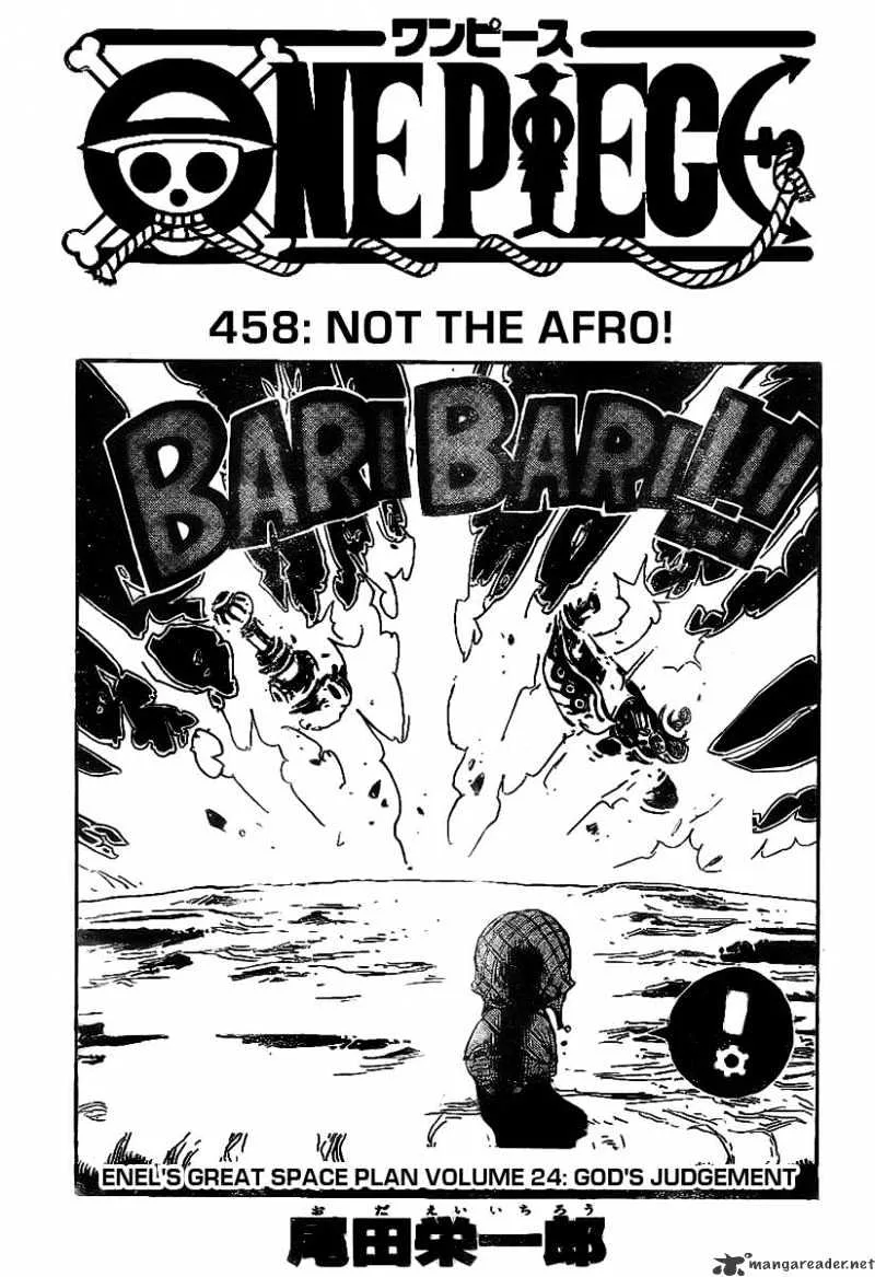One Piece Chapter 458 page 2