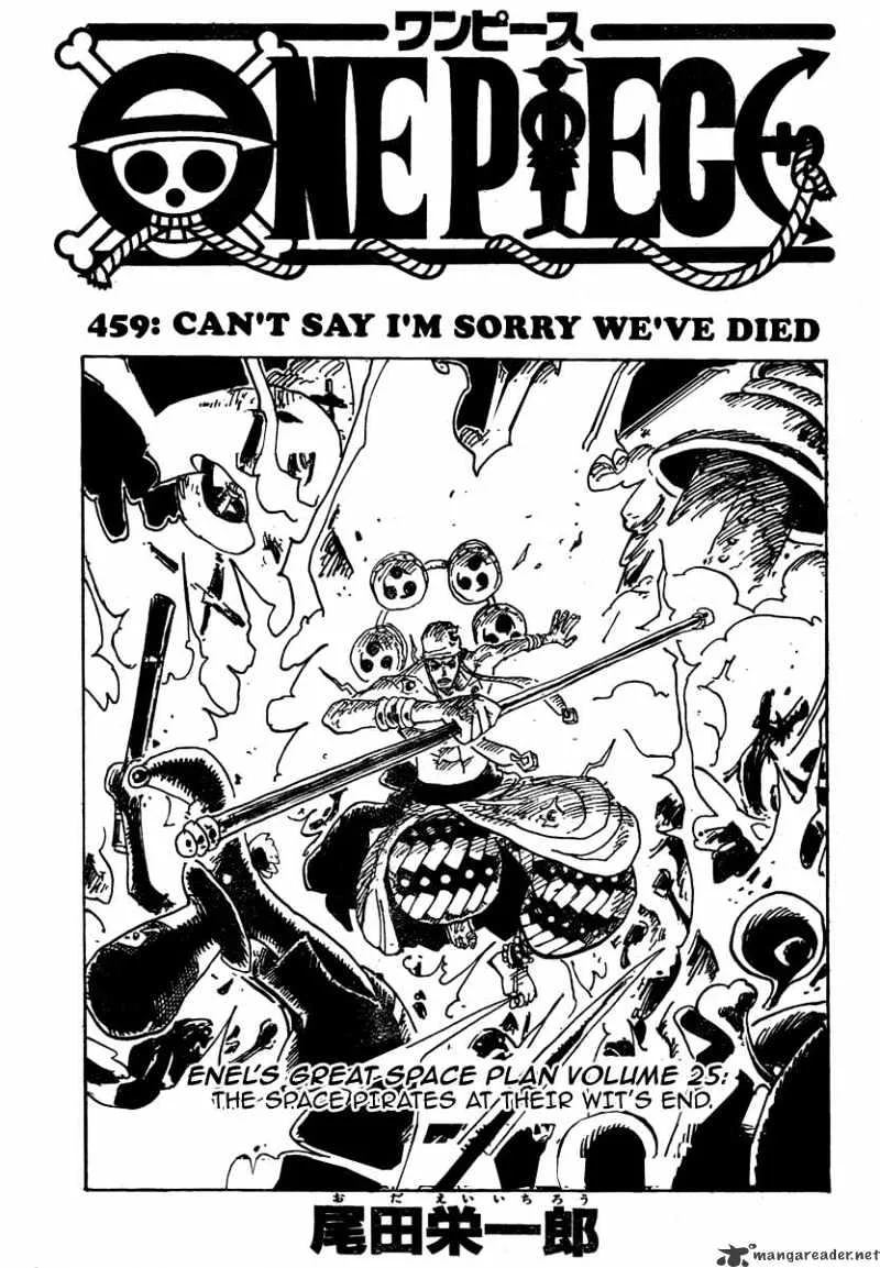 One Piece Chapter 459 page 2