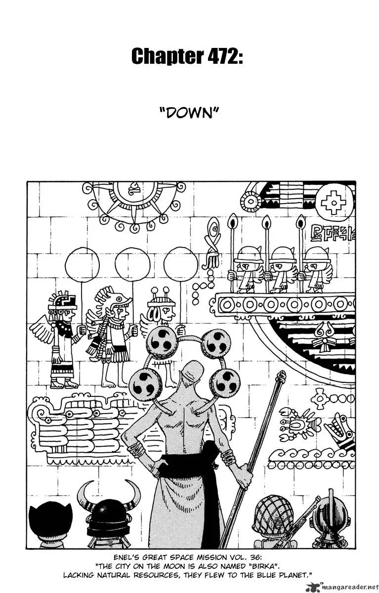 One Piece Chapter 472 page 1
