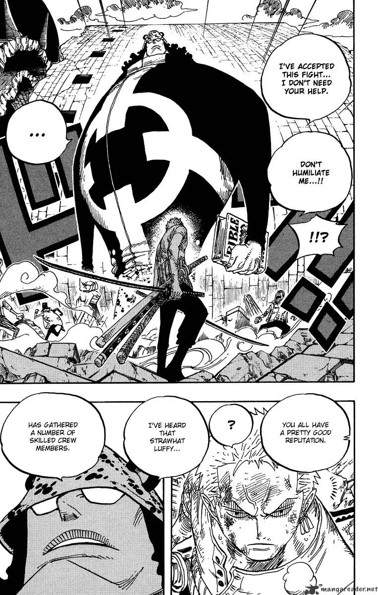 One Piece Chapter 484 page 3
