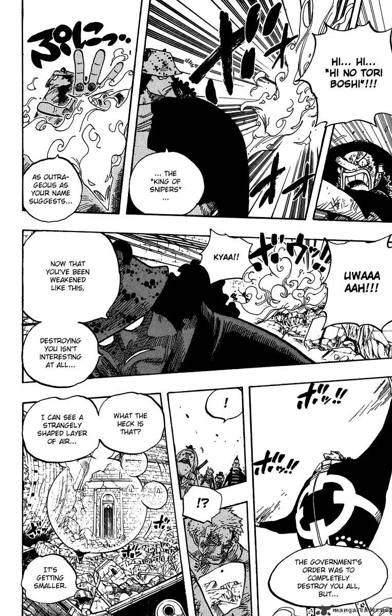 One Piece Chapter 484 page 16