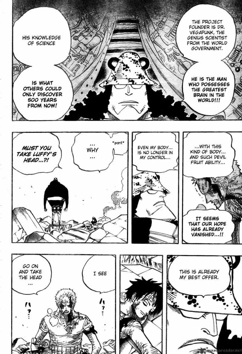 One Piece Chapter 485 page 10