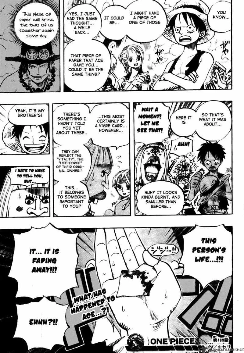 One Piece Chapter 489 page 16