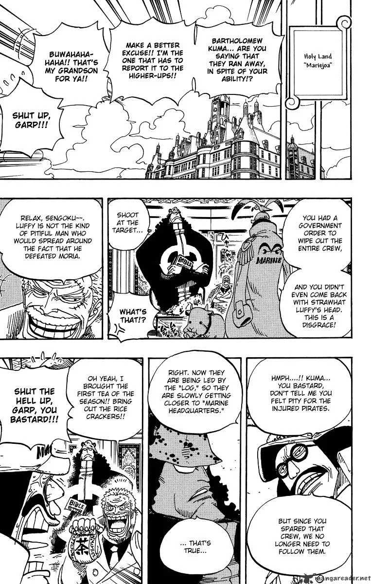 One Piece Chapter 490 page 7