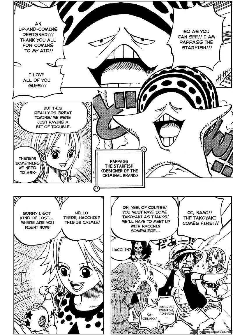 One Piece Chapter 491 page 6