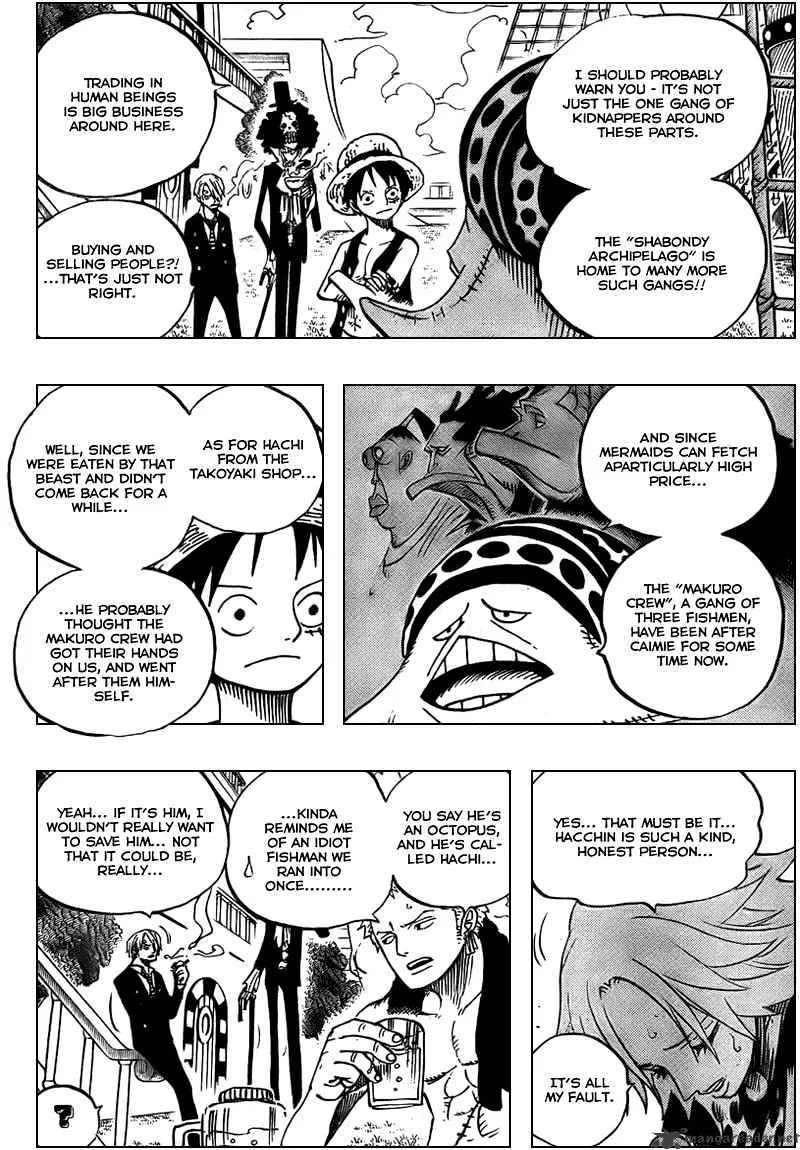 One Piece Chapter 491 page 14