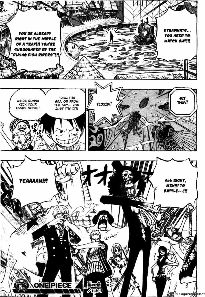 One Piece Chapter 492 page 20