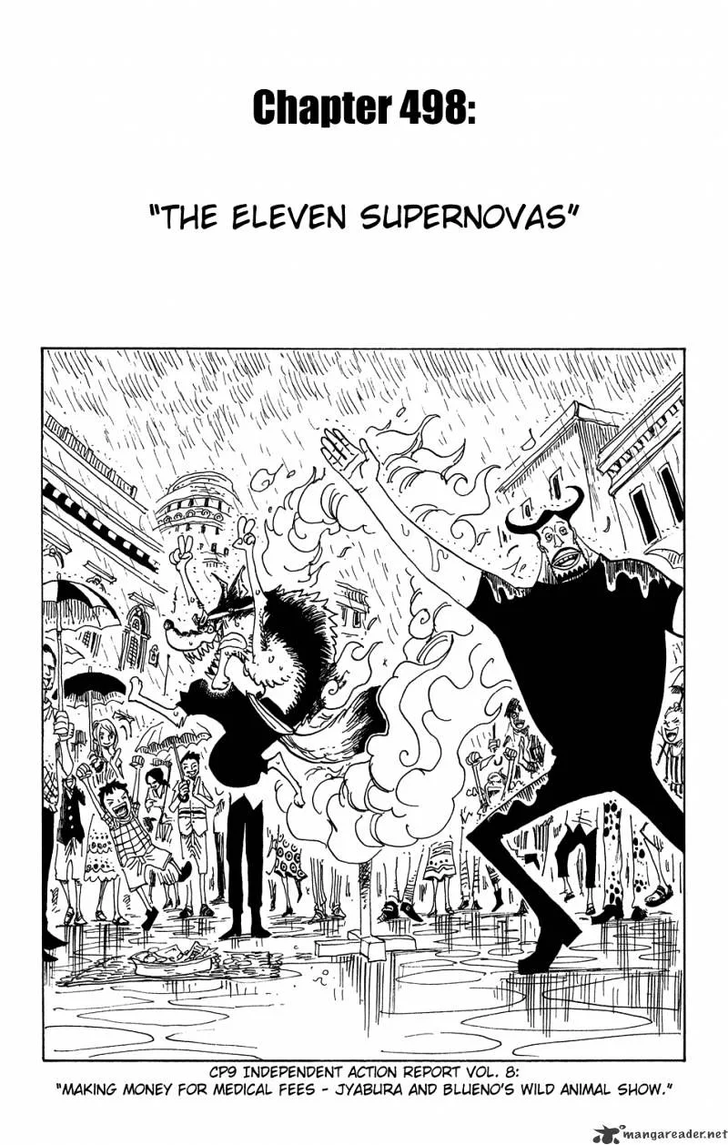 One Piece Chapter 498 page 1