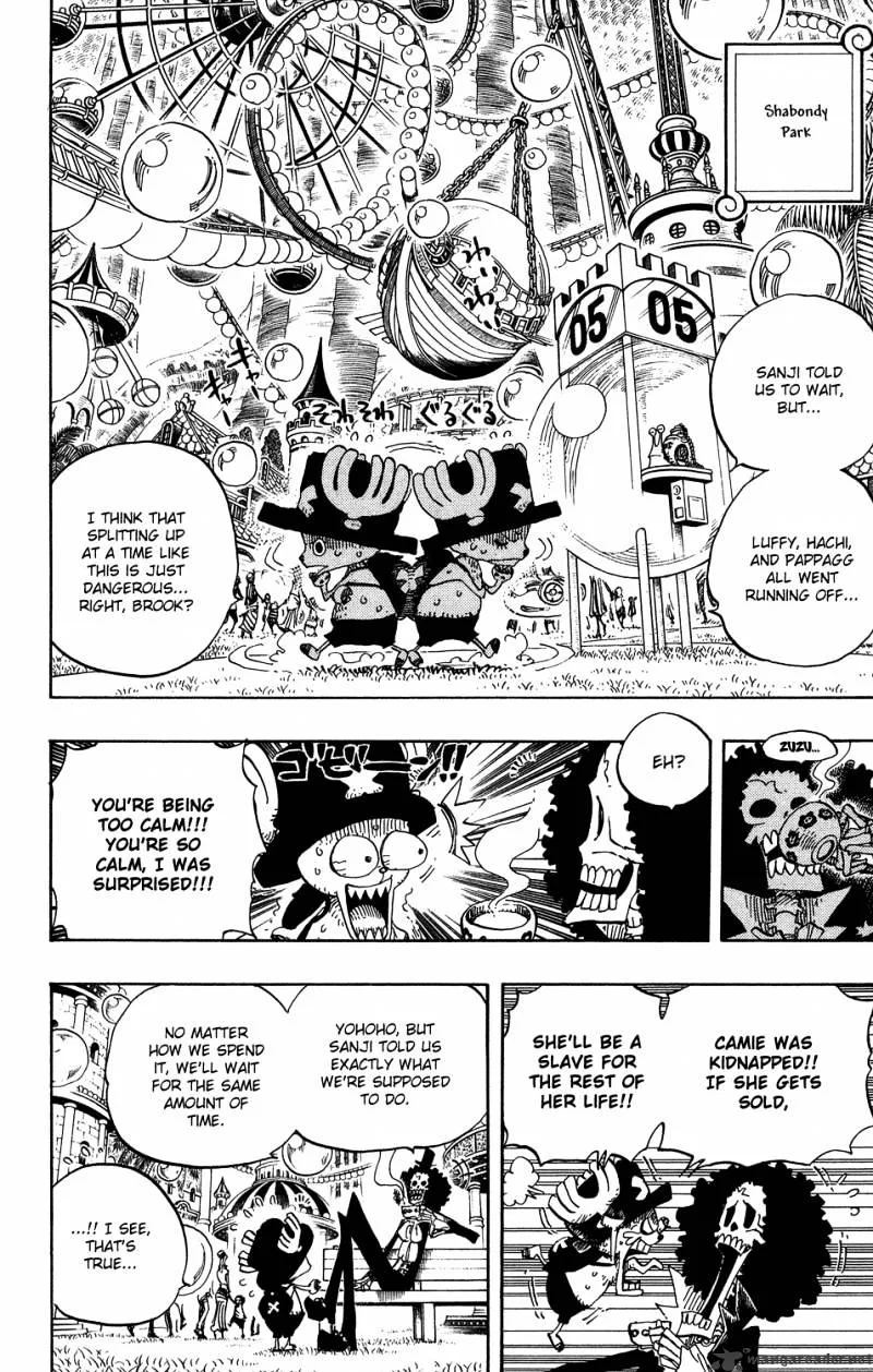 One Piece Chapter 500 page 4