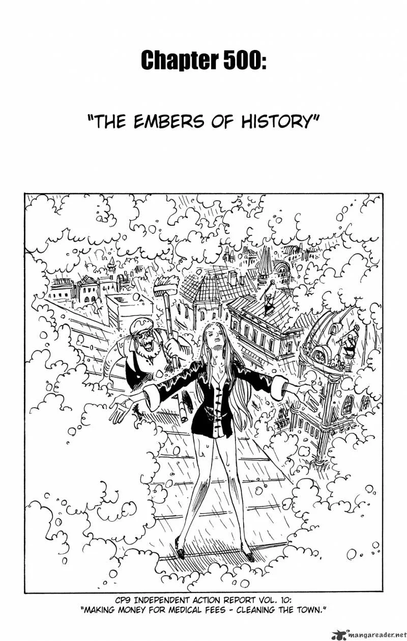 One Piece Chapter 500 page 1
