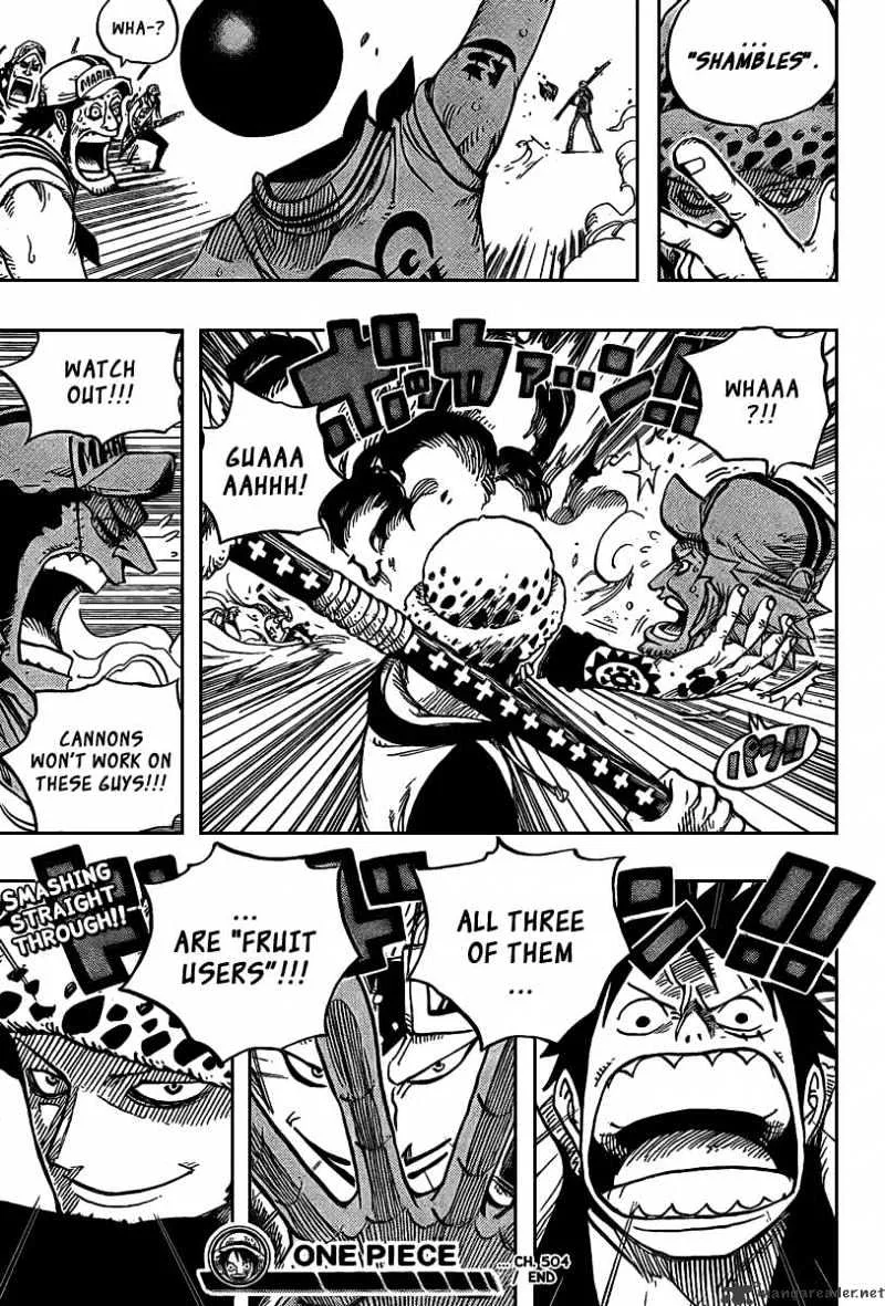One Piece Chapter 504 page 19