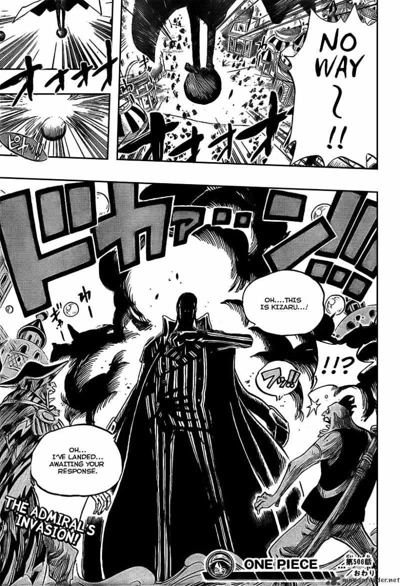 One Piece Chapter 506 page 19
