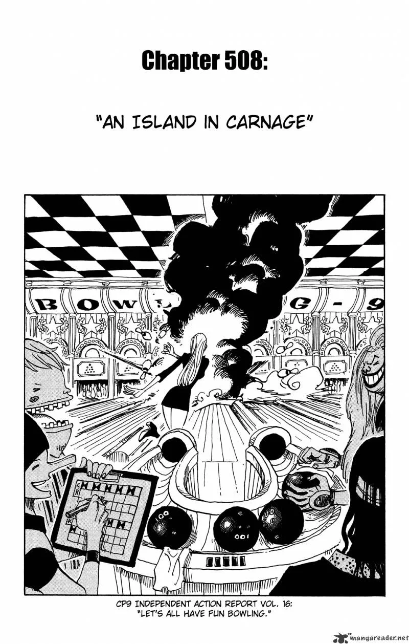 One Piece Chapter 508 page 1