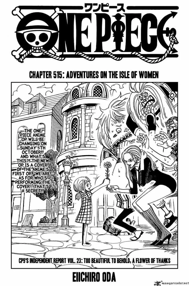 One Piece Chapter 515 page 1
