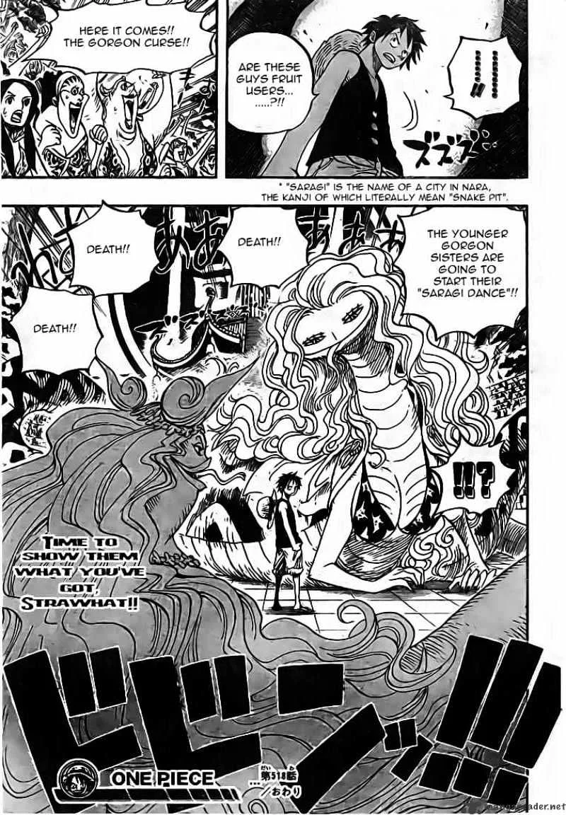 One Piece Chapter 518 page 20