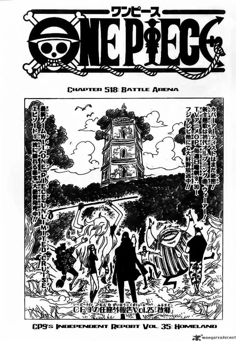 One Piece Chapter 518 page 2