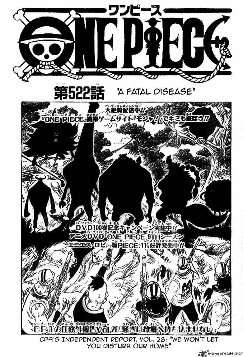 One Piece Chapter 522 page 3